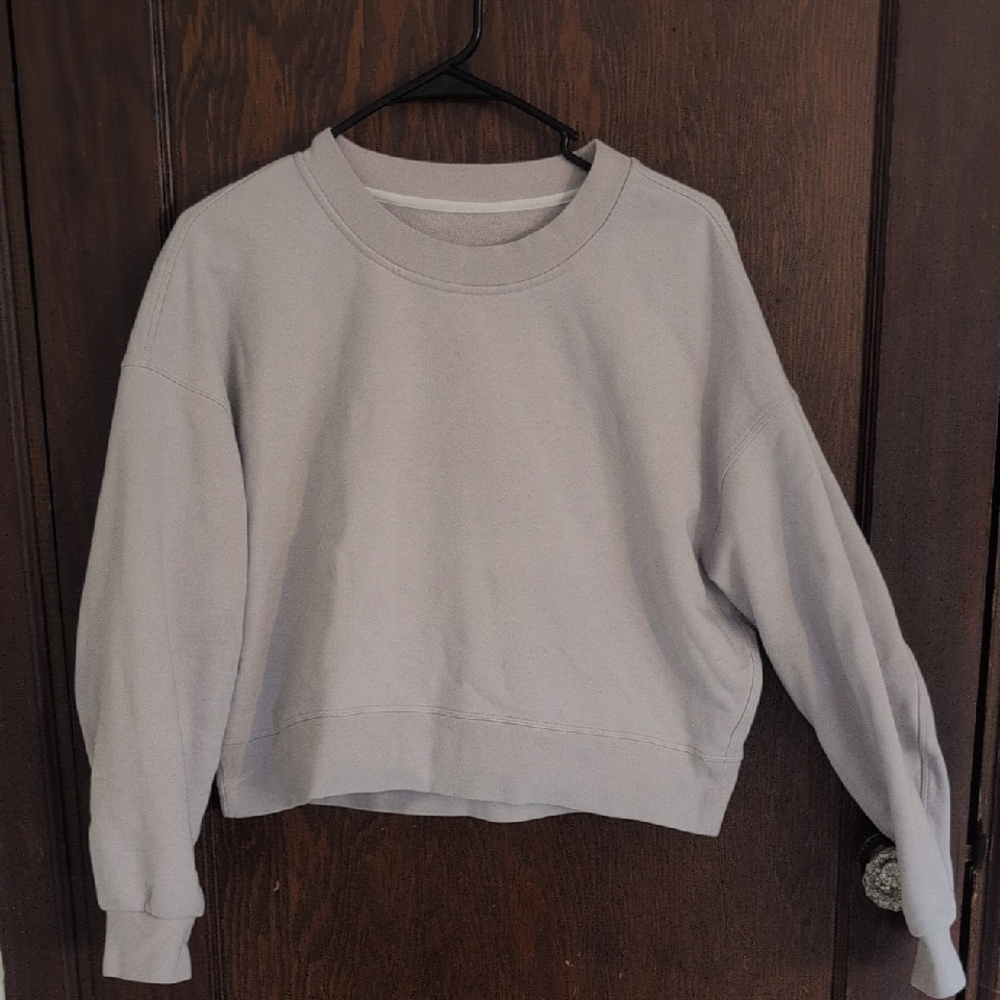 Lululemon Cropped Brown Sweatshirt